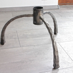 Pied pour sapin de No�l - Accessoire en fer forg� fait à la main