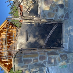 Porte forg�e artistique avec t�le - cl�ture design de haute qualit�