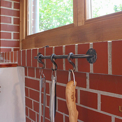 Portemanteau forg� au style vintage - accessoires forg�s pour la maison de campagne