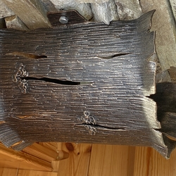 Luminaire en fer forg� � Abat-jour - K�RA