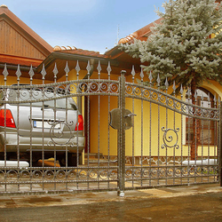 Cl�ture en fer forg� - mod�le Escargot