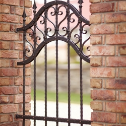 Panneau de cl�ture - cl�ture forg�e pour maison individuelle
