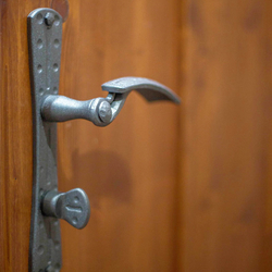 Poign�e de porte forg�e à la main