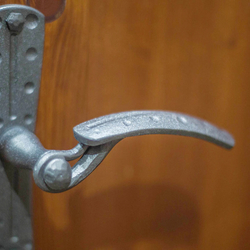 Poign�e de porte forg�e à la main