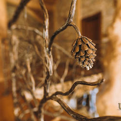 Garde-corps forg� pour escalier Arbre-Pin - d�tail