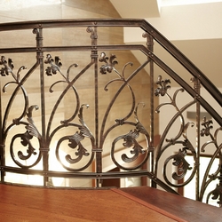 Balustrade forg�e int�rieure pour l'escalier - balustrade de qualit� fabriqu�e par UKOVMI