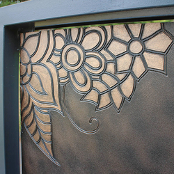 En combinant les technologies modernes avec l'art traditionnel, une belle porte a �t� cr��e en Vyso�ina, en R�publique tchèque