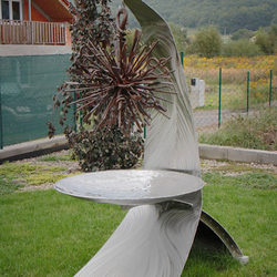 Œuvre d'art � sculpture en fer forg�