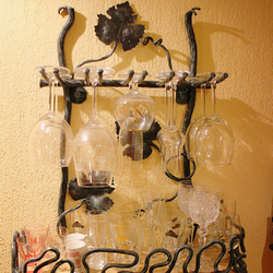 �tagère forg�e à la main pour verres � Mobilier de luxe