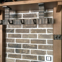 Portemanteaux forg�s sur mesure pour un mur à porte-manteaux - mobilier pour l'entr�e