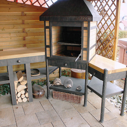 Barbecue de jardin forg�