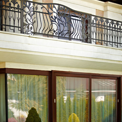 Balustrade de balcon de luxe - balustrade ext�rieure forg�e