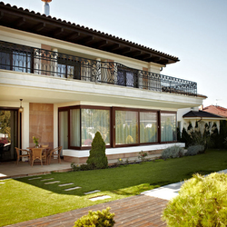 Balustrade forg�e exceptionnelle r�alis�e pour l'ext�rieur - balustrade de balcon