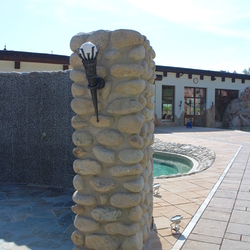 Luminaire forg� à la main TORCHE � lampe design