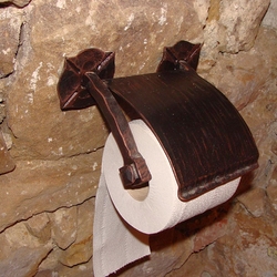 Support papier toilette en fer forg�