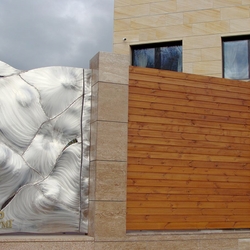 Portillon en inox embouti - �cur�