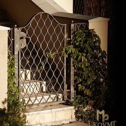 Portillon en fer forg� - les vagues