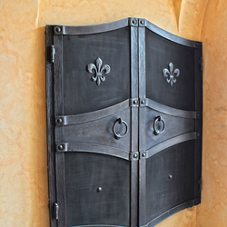 Grille en fer forg�