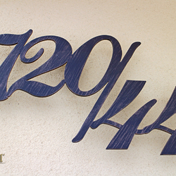 Num�ro de maison en fer forg�