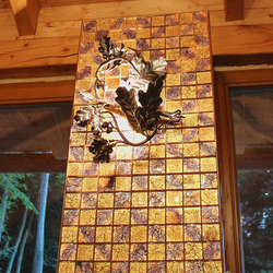 Luminaire d�int�rieur en fer forg� Dub � luminaire haut de gamme � applique murale à l�esprit de la forêt