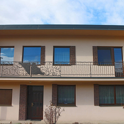 Balustrade ext�rieure sur le balcon