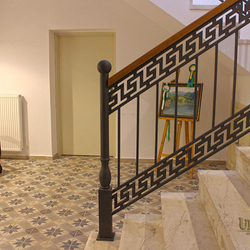 Garde-corps exceptionnel compl�tant l'int�rieur de la pension