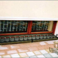 Pot de fleurs en fer forg�