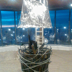 Chemin�e en inox � Rotunda Chopok � L'histoire Renvers�