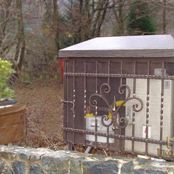 Armoire �lectrique en fer forg�