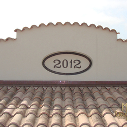 Chiffre en fer forg�