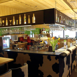 La barri�re de bar contemporaine en m�tal