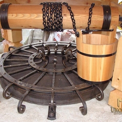 Couvercle puits en fer forg�