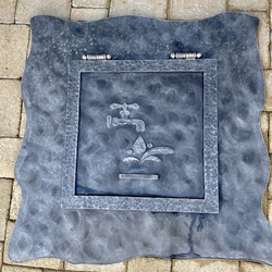 Grille forg�e pour puits