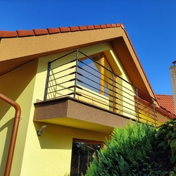 Balustrade design de balcon dans un style moderne - balustrade forg�e pour l'ext�rieur