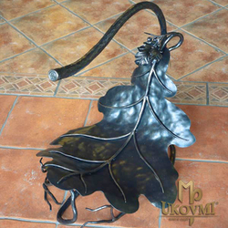 Panier � bois - motif Ch�ne