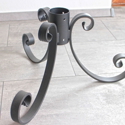 Pied pour sapin de No�l - Accessoire en fer forg� fait à la main