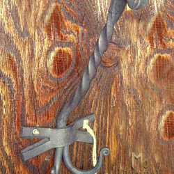 Porte manteau en fer forg�