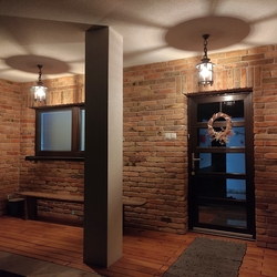 Suspension en fer forg� KLASIK T � luminaire d�ext�rieur