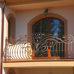  Balustrade ext�rieure sur le balcon - balustrade romantique