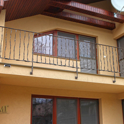 Garde-corps en fer forg� - Crazy