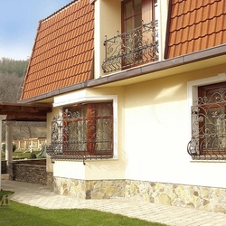 Garde-corps en fer forg� - rustique